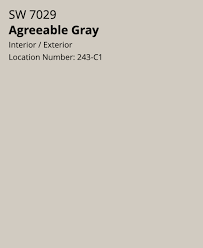 Sherwin Williams Agreeable Gray Why