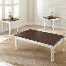 Royal wall master piece white marble coffee table for christmas 18 x 24 inches. Addie 3 Piece Occasional Table Set Coffee Table 2 End Tablesrubberwood Solids Birch Veneersantique Occasional Table Living Room Table Family Room Furniture