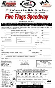 Keep Your Seat For The Big Arca Race In March 5 Flags Speedway