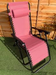 Zero Gravity Relaxer Garden Chair Blush
