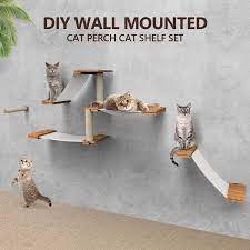 deluxe floating cat tree cat shelves