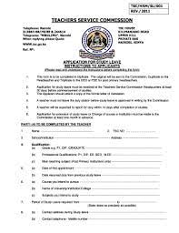 tsc sick leave form fill and sign