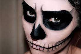 diy skeleton makeup the terrifyingly