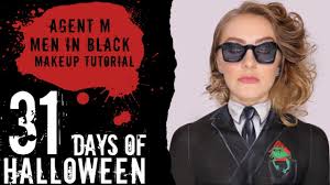 agent m mib halloween makeup tutorial