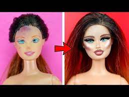 barbie wears real makeup i doll makeup