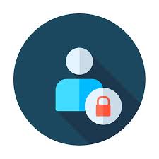 user login or authenticate icon vector