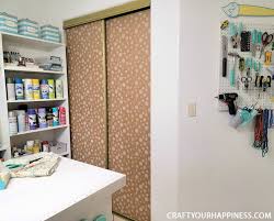 how to cover closet door mirrors easily