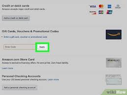 how to apply a gift card code to amazon