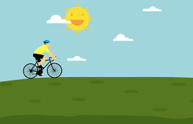 Free Images : cycling, bicycle, hill, sun, morning, people, summer, sport,  man, young, riding, wheel, grass, outdoors, vacation, active, nature,  enjoy, cloud, view, green, illustration, yellow, vehicle, cartoon,  recreation, sky, font, sports