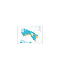 British Admiralty Nautical Chart 3910 Little Bahama Bank Including North West Providence Channel