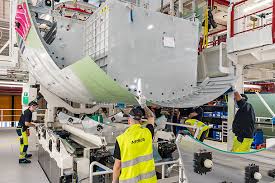 airbus starts the structural assembly
