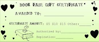 Enter your date of birth. Book Fair Gift Certificate Library Activities Book Fair Client Appreciation Gifts