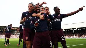 Arsenal are now winless in their last four home matches in all competitions. Alexandre Lacazette Celebrates An Arsenal Goal Against Fulham Arsenal Fulham Arsenal Goal