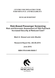 Pdf Risk Based Passenger Screening Risk And Economic