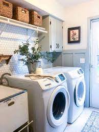 laundry room makeover with diy l