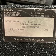 peavey special 112 solo series 160 watt