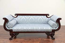 american empire 1825 antique sofa