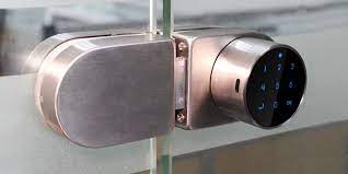 smart keyless turn knob patch glass door