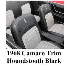 Seat Trim 68 Camaro Houndtooth Deluxe