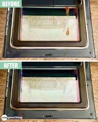 How To Clean Your Oven Door With A