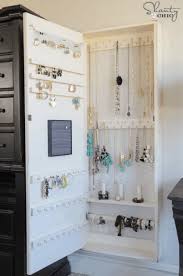 27 Homemade Jewelry Cabinet Plans You