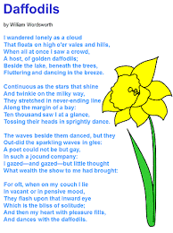 poem daffodils by william wordsworth