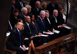 George laura jeb michelle barack and joe biden , hillary and bill all received the/a message. George Bush Donald Trump A Contrast Impossible To Miss