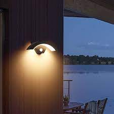 Modern Curved Outdoor Led Wall Light