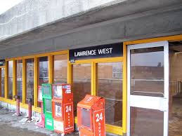 lawrence west subway station entrance