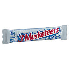3 musketeers full size chocolate candy
