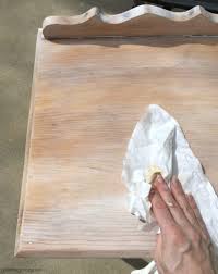 to whitewash furniture with chalk paint