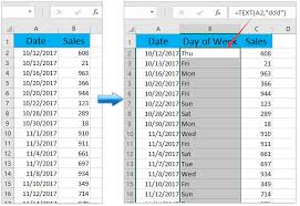 a pivot table by day of week in excel