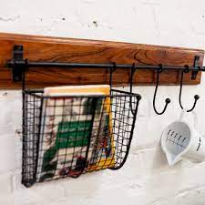 Hanging Wall Basket Hooks Packed 2