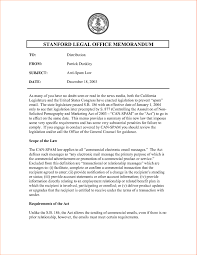 Legal Office Memo Format Examples And Forms