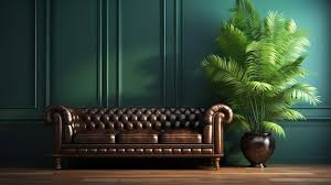 Brown Vintage Kensington Leather Sofa