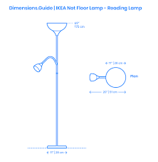 Ikea Not Floor Lamp Reading Lamp Dimensions Drawings Dimensions Com