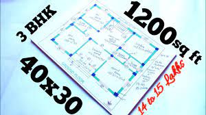 1200 sq ft house plan india 40 x 30