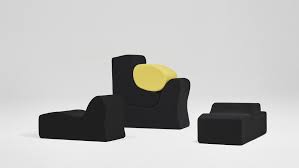 raf simons designs kvadrat upholstery