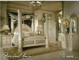 Aico by michael amini monte carlo silver snow 3pc king size bedroom set. Aico By Michael Amini Monte Carlo Silver Snow 5pc King Size Bedroom Set Ebay