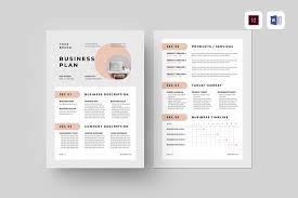 business plan templates for word