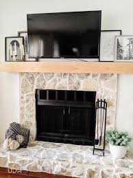 DIY Fireplace Makeover Under $100 • Ugly Duckling House