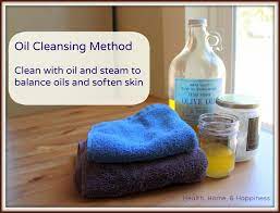 oil cleansing method face washing with
