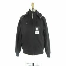 Black S Womens Hooded Amazing Travel Bomber Jacket New Coat Size 4 S