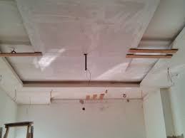 pop false ceiling with wooden rafters