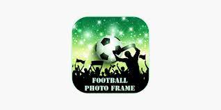 football photo frames on the app