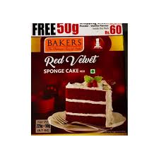 Two 8 round cakes for muffins: Buy Bakers Red Velvet Sponge Cake Mix Online In Visakhapatnam At Best Price Vizaggrocers Com Bakery