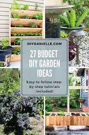 27 diy garden ideas you can make on a
