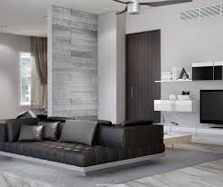 black leather sofa interior design ideas