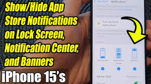 iphone 15 app notifications show
