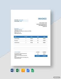free cleaning services invoice template